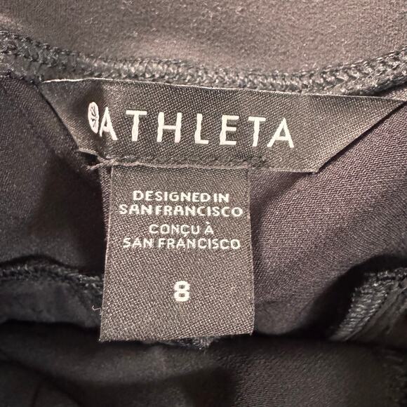 Athleta Endless Pants Black Travel Athleisure Pants Size 8 - Picture 9 of 9